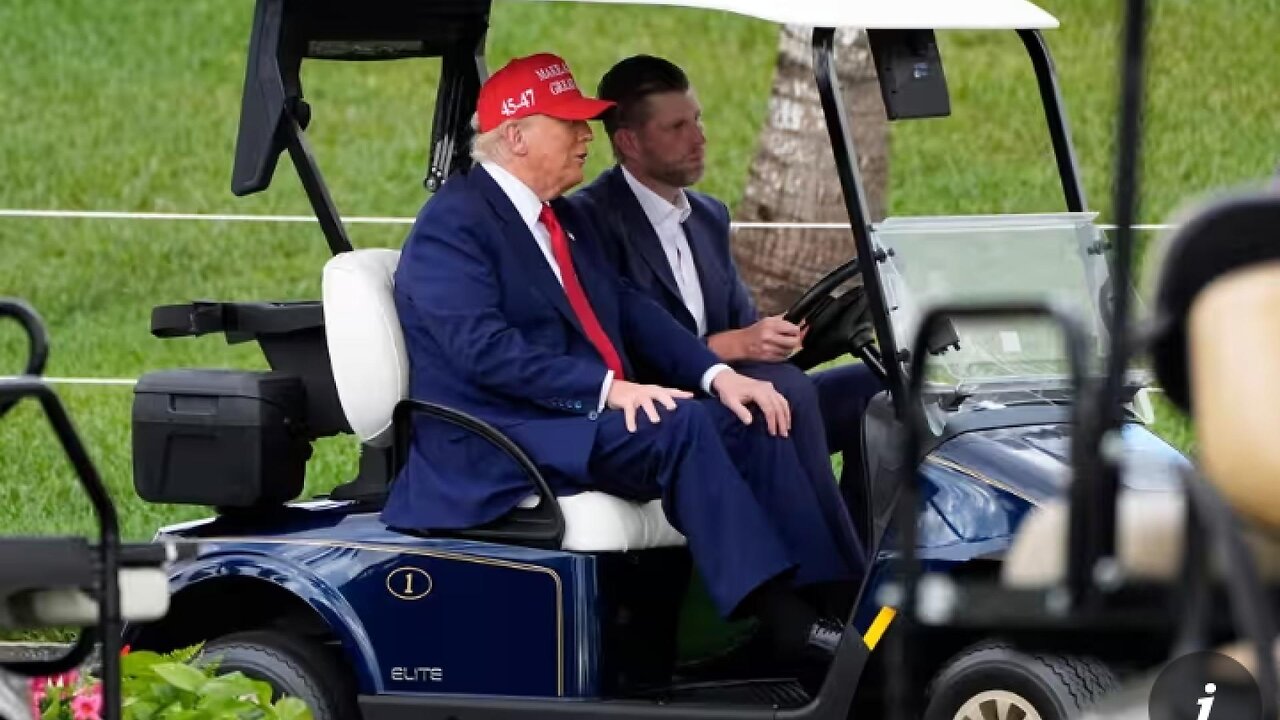 Completely out of touch’: golf and dinners for ‘king’ Trump as economy melts down