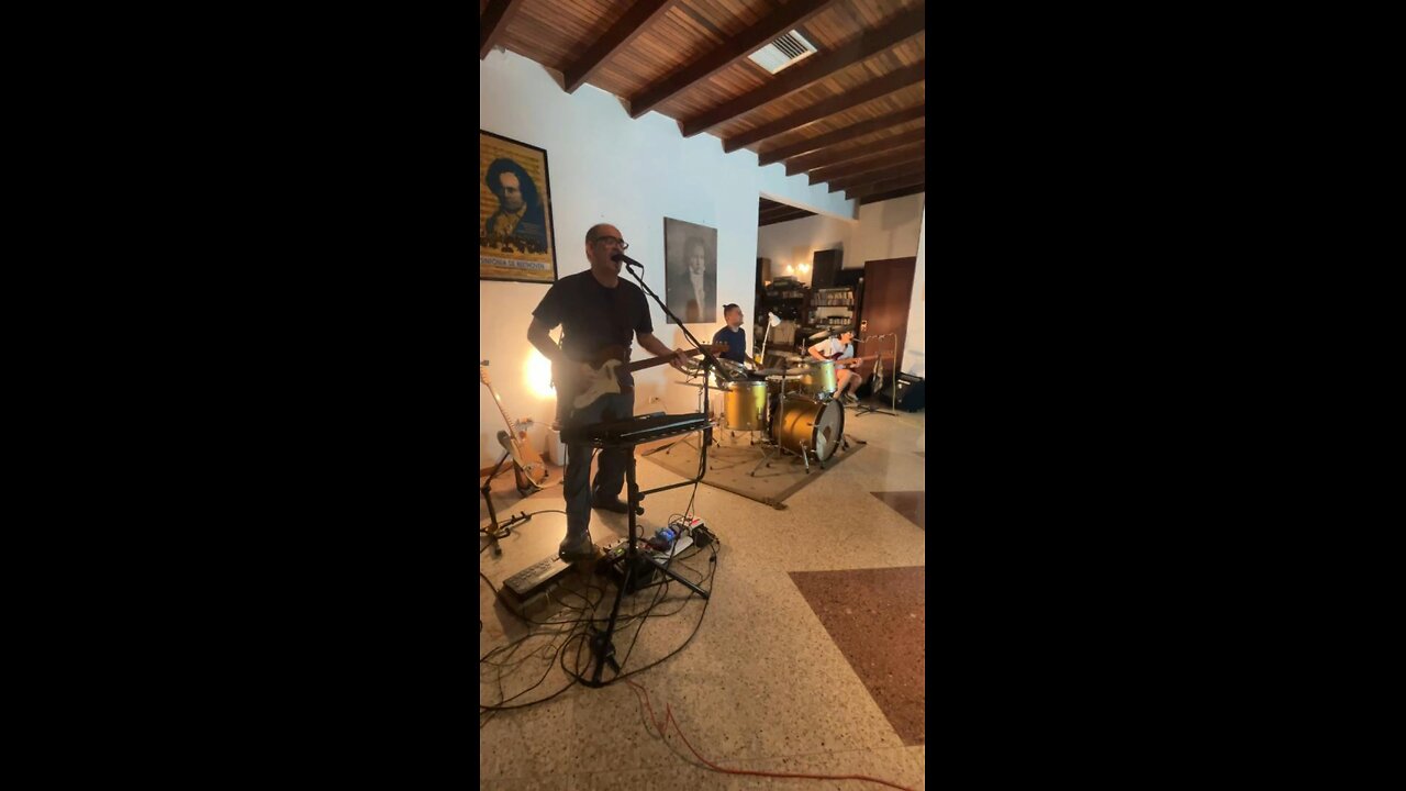 Rehearsing yesterday with AcÀ