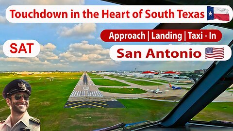 ✈️ Airbus A330 🛬 Landing at San Antonia INTL Airport 🇺🇸 Flying to the HEART ♥️ of South Texas