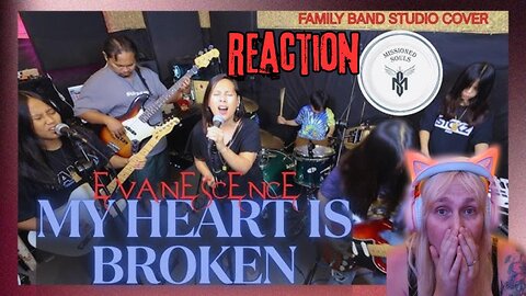 AIN'T NO WAY!!! My Reaction to: "My Heart is Broken by Evanescence" Cover by Missioned Souls