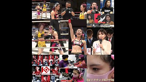 (日本語の音高練習)Knock Out 2021 vol3:ぱんちゃん璃奈対永井瞳。