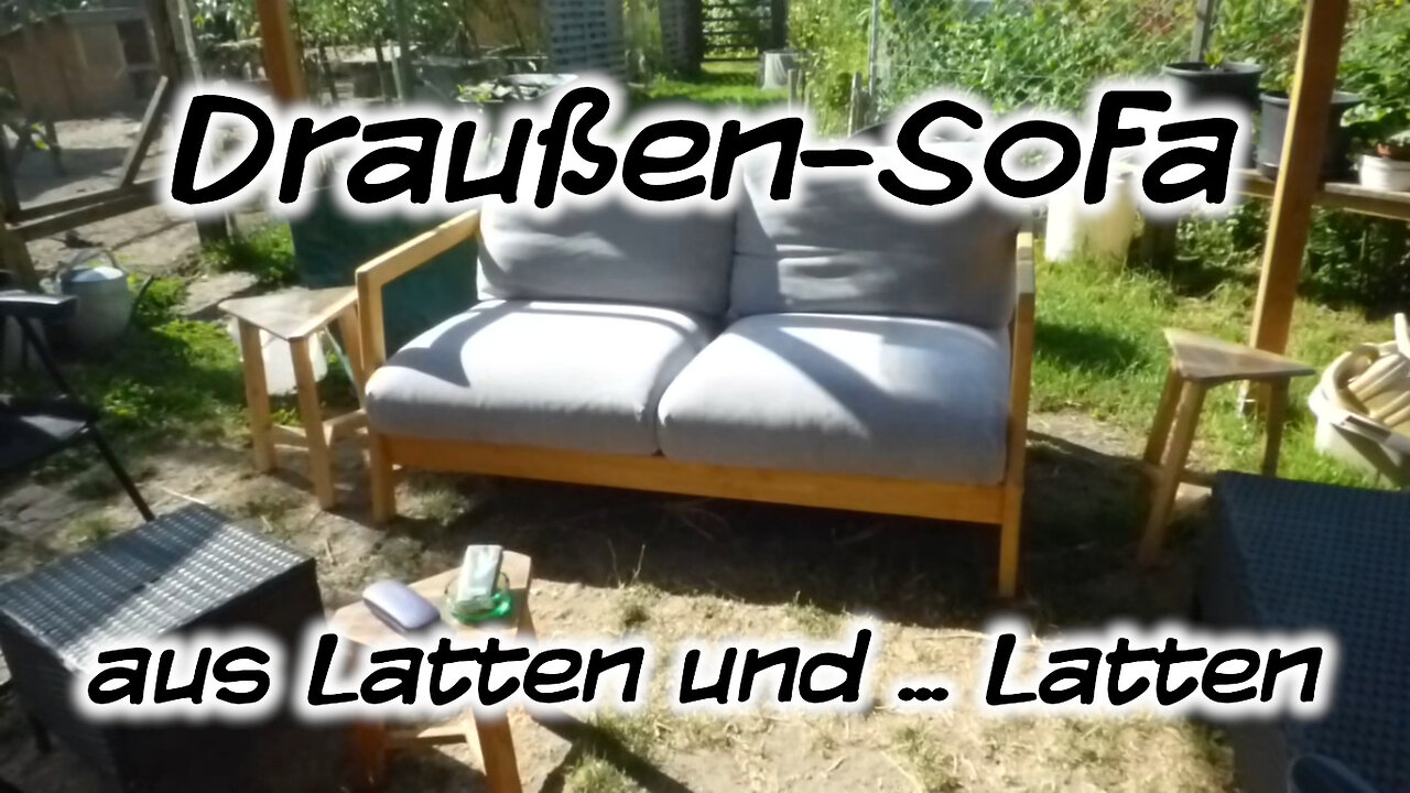Ein Sofa für den Garten - Mach's Dir. Selbst.