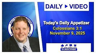 Today's Daily Appetizer (Colossians 3:1)