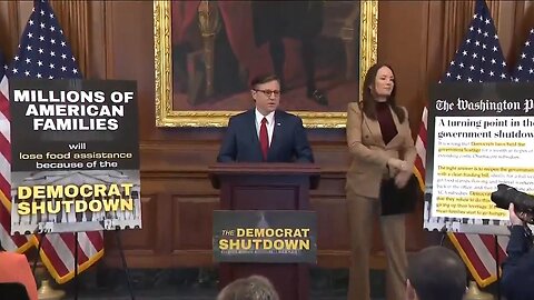 Mike Johnson calls on Democrats to reopen government as SNAP funding expires on November 1st - October 31, 2025