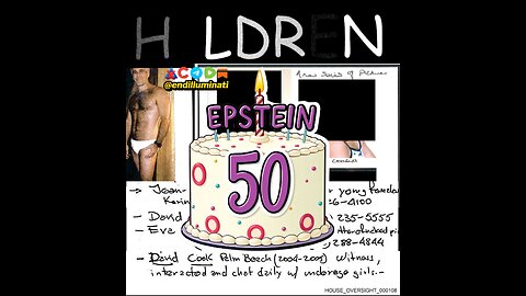 𝗧𝗥𝗨𝗠𝗣 - 𝗘𝗣𝗦𝗧𝗘𝗜𝗡: Jeffrey Epstein 𝗦𝗛𝗢𝗖𝗞𝗜𝗡𝗚 50th birthday Book - Oversight 𝗥𝗘𝗟𝗘𝗔𝗦𝗘 🚨