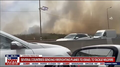 Planes tackle wildfires in Israel