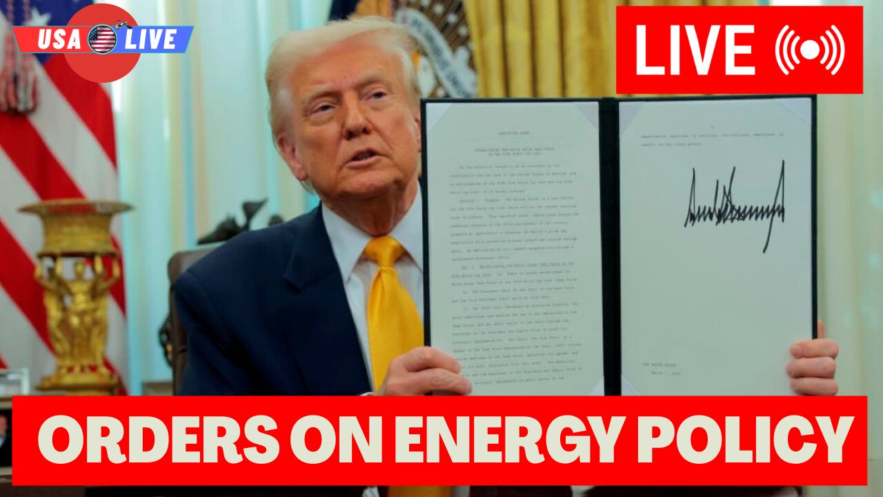LIVE: Trump signs executive orders aimed at boosting coal