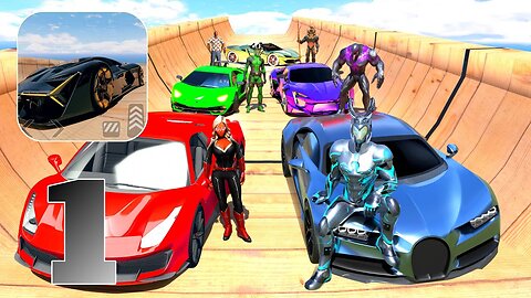 Car Games: GT Spider Car Stunt - Gameplay Walkthrough | Part 1 (Android, iOS)