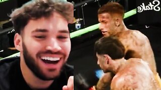 Adin Ross Reacts To Island Boys Vs Island Boys Boxing Fight!