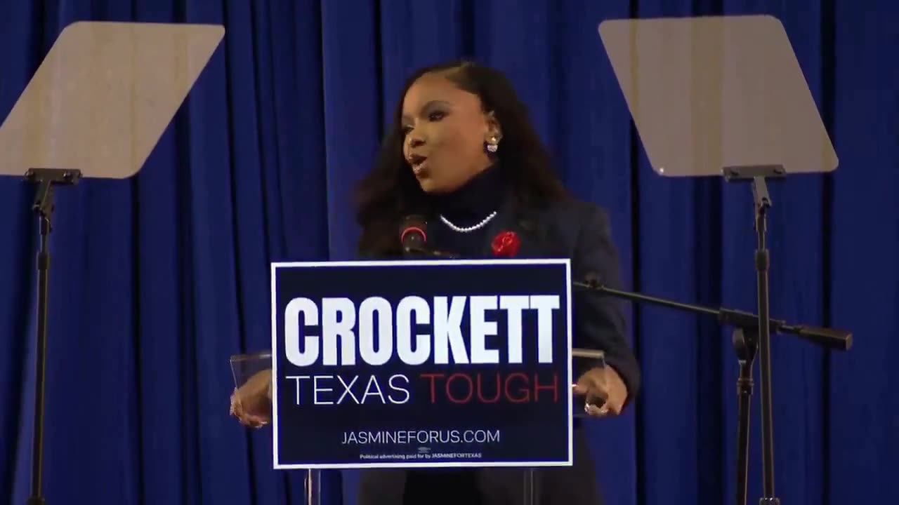 Jasmine Crockett Tells Crowd Texas Is About To Turn Blue