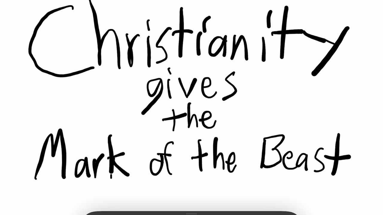 Christianity will give the mark of the beast