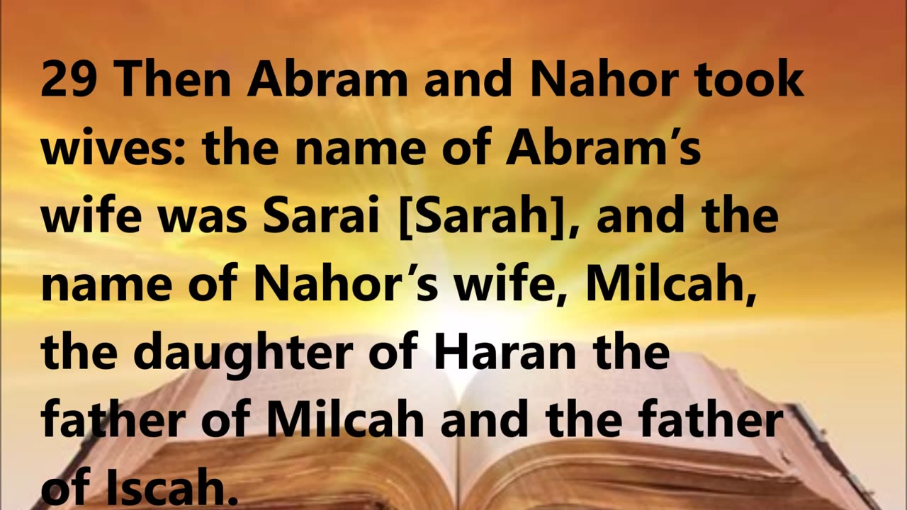 The family of Abram and his brother Nahor.