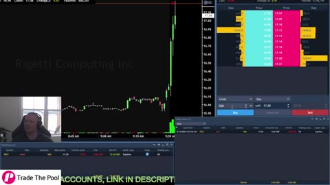 Ouverture de Short 500 Actions - Commerce de Pool #daytrade #saham