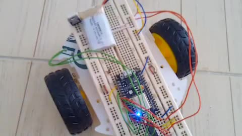 Arduino ESP8266 Robot Car Two DC Motors Spinning #AeroArduino