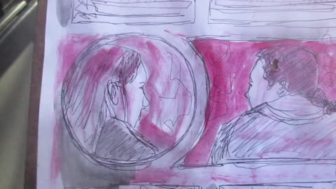 My Comic Book Page From Last Night. 12/8/2025.