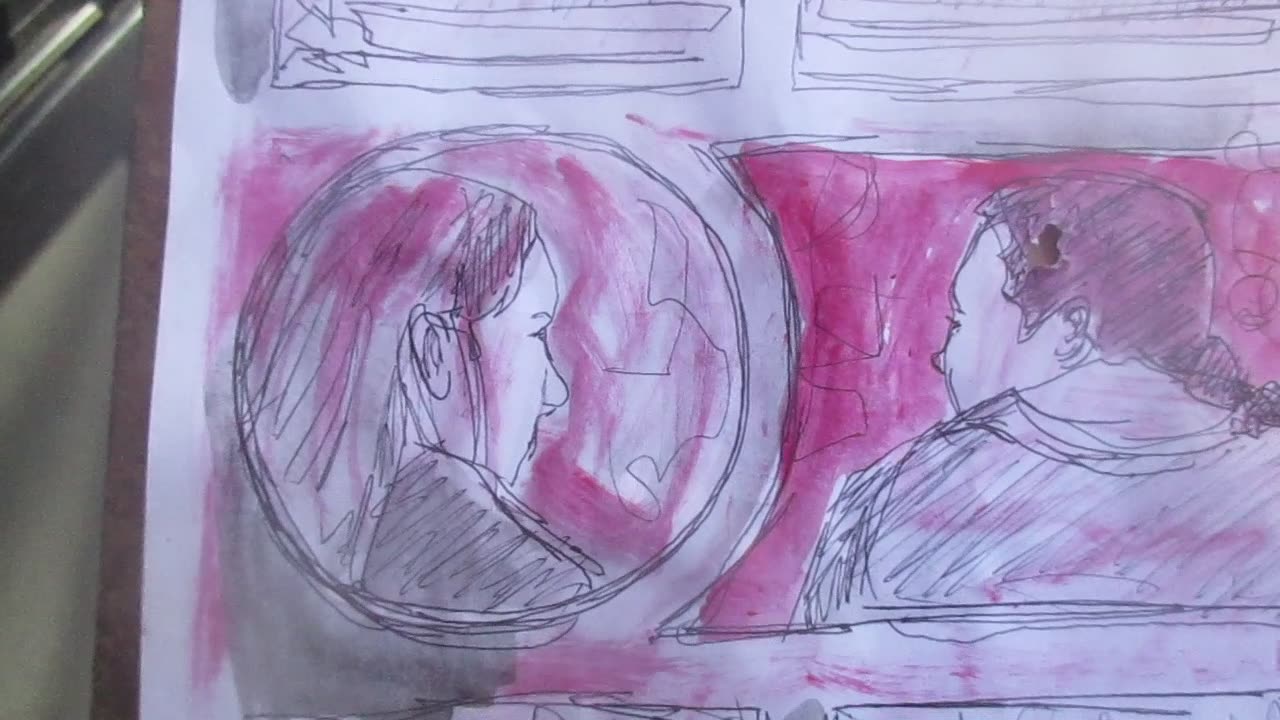 My Comic Book Page From Last Night. 12/8/2025.