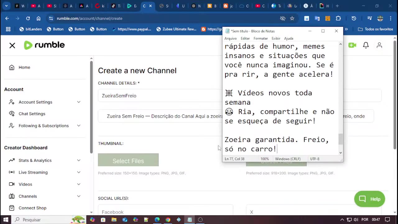 Transmissão ao vivo de short cute criando canal de shorts engraçados.mp4