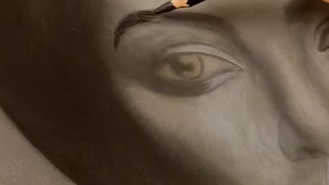 POTRAIT DRAWING AMANIRENAS THE AFRICAN QUEEN