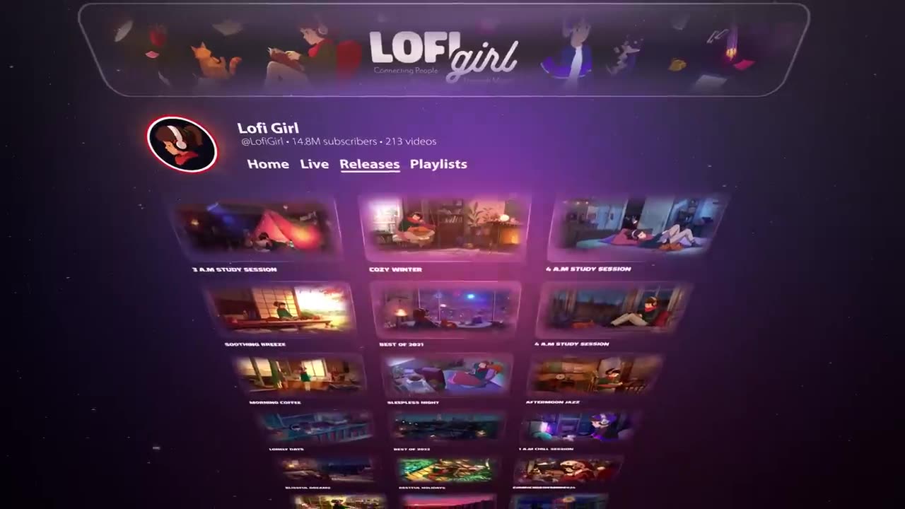 Lofi girl, chill jazz music