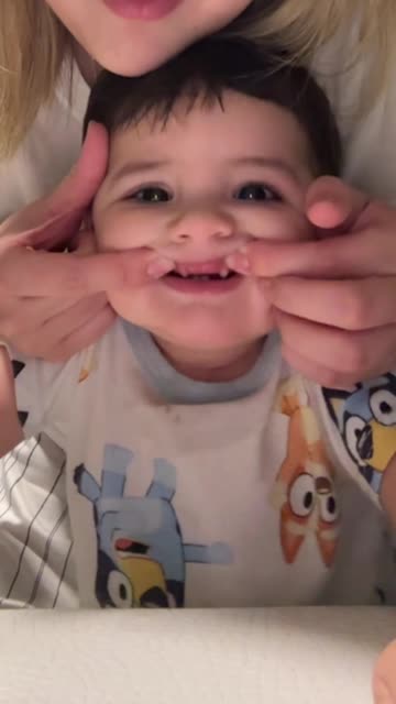 Baby With Vampire Teeth