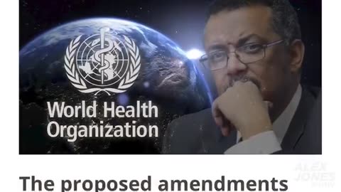 WHO Medical Tyranny Amendment Set To Drop