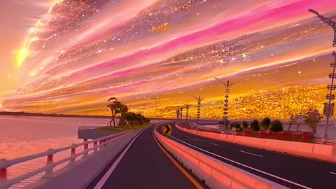 Riding into a dream — where the road meets the stars ✨🛣️
