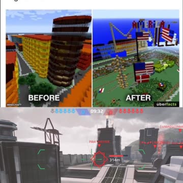 When Americans invaded Denmark in Minecraft!