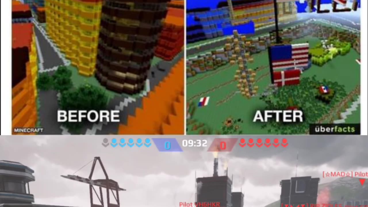 When Americans invaded Denmark in Minecraft!