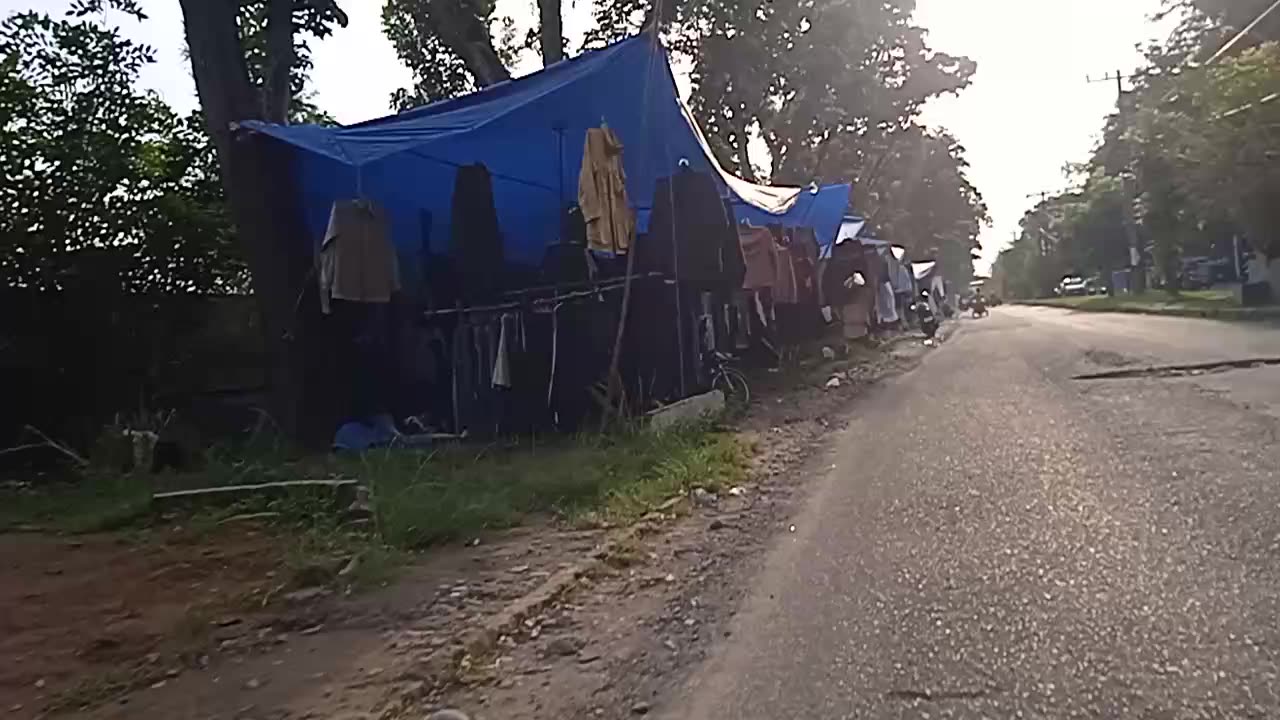 Evening Walk – Part 8 | Slow Stroll Through Local Life at Sunset