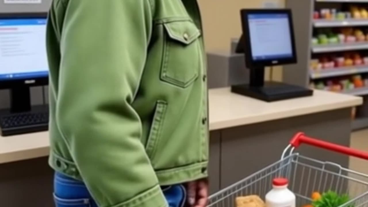 When the Self-Checkout Pushes Bigly Too Far 😤🦶 #Relatable