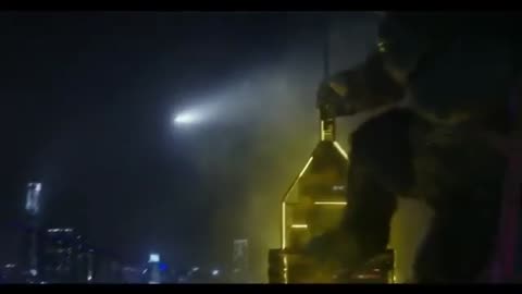 Godzilla vs Kong HD Fight Scene | Hong Kong Battle | MonsterVerse Action Clip | Movies Clip Prime