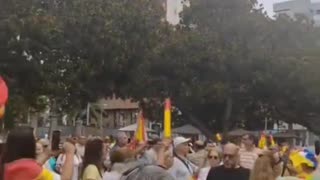 "Spain is Christian, not Muslim!" Spanish women have had enough of Islamic invasion.