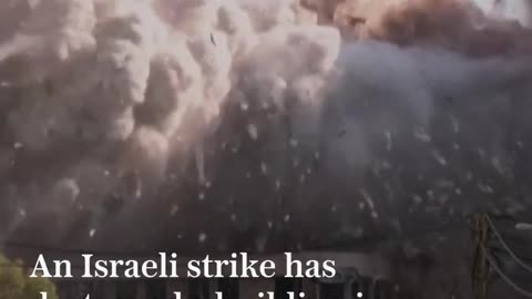 💥🏢 Lebanon-Israel Conflict | Beirut Building Destroyed by Israeli Strike | RCF