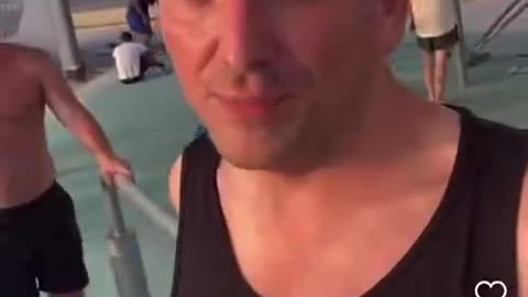 Israeli gay telling you Goyim how 'Israeli manpower' survived the Iranian missile attacks..