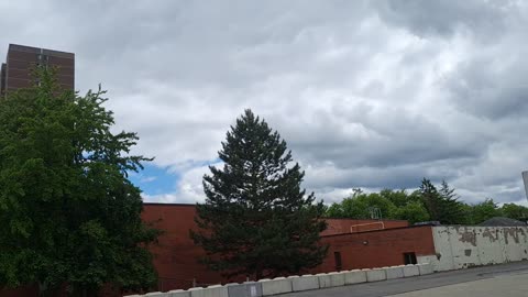 A covering of low "clouds" and other "clouds" blocking the direct light 6/1 2:51pm