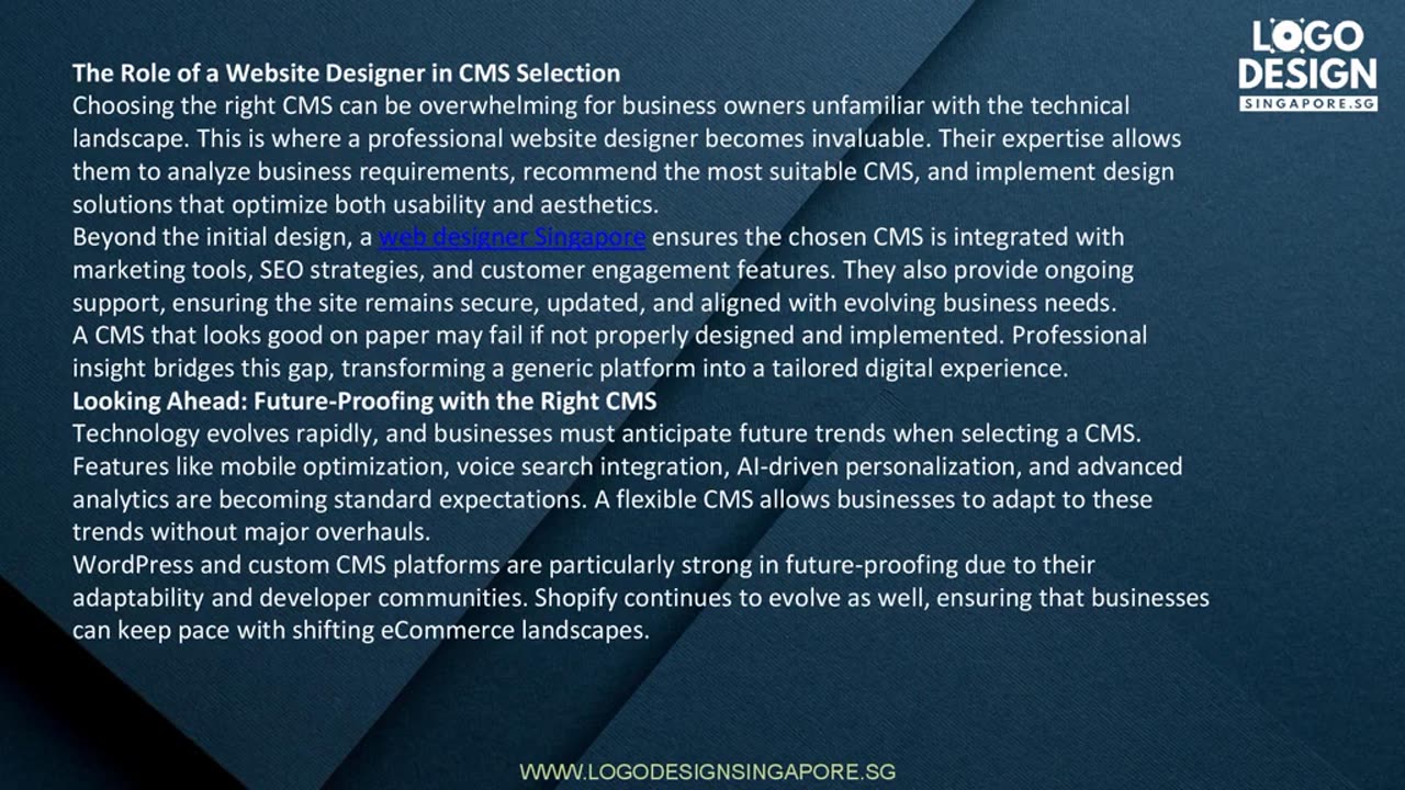 The Ultimate Guide to Choosing the Right CMS for Your Business