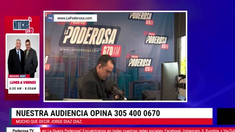 🔥 ¡Lo Último en Noticias, Deportes y Entretenimiento EN VIVO! Únete a La Nueva Poderosa 670 AM 🔥