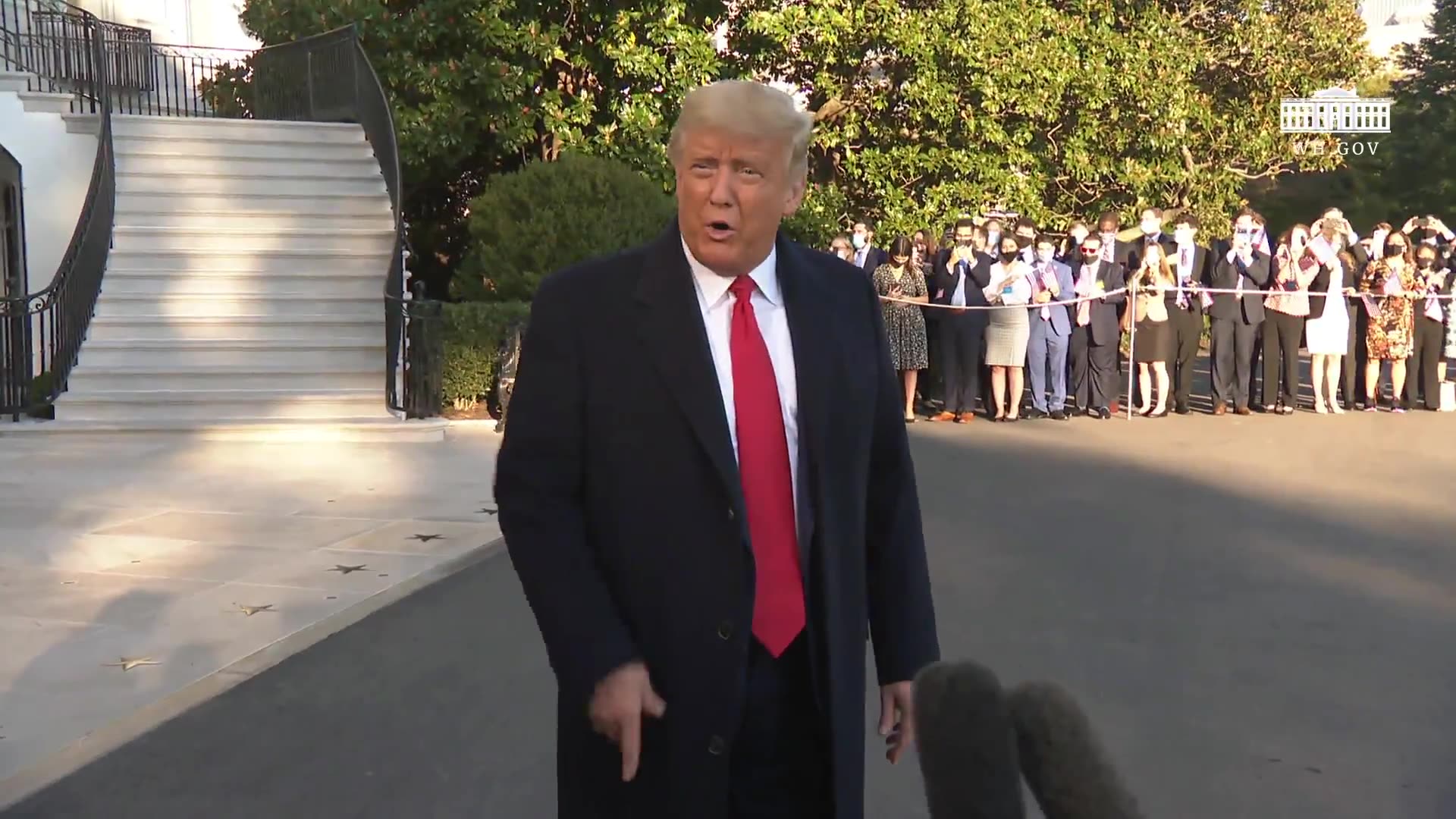 Archived ✅ | 10-21-20 President Trump Delivers Remarks Upon Departure