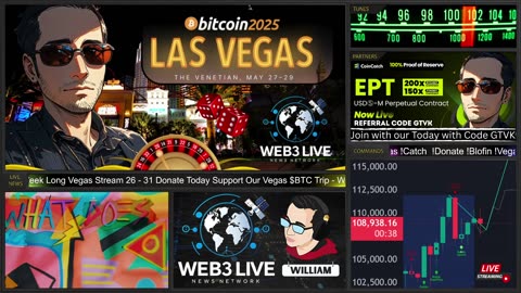 24/7 Web3 News Network Bitcoin Vegas Live May 26-31 🚨 24/7 $BTC Sponsor Us! 💥