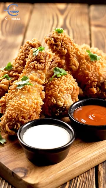 The Golden Touch of Warm Love Checken Fry 🍰💖