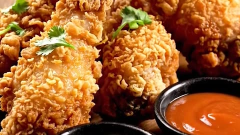 The Golden Touch of Warm Love Checken Fry 🍰💖