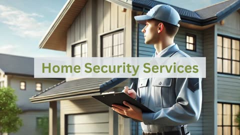 Why Home Security Services Are Essential for Every Home