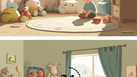 Very Hard to Spot! Toy Room Puzzle with Boy 🧠✨