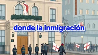 Banderas de Inglaterra generan polémica en protestas antiinmigración.
