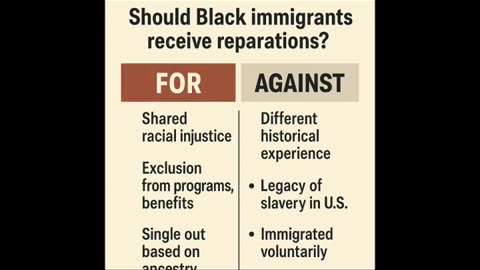 All Foundational Black Americans cannot have the same reparations claim.