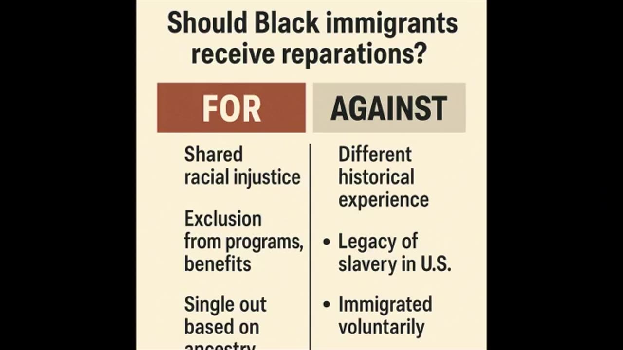 All Foundational Black Americans cannot have the same reparations claim.