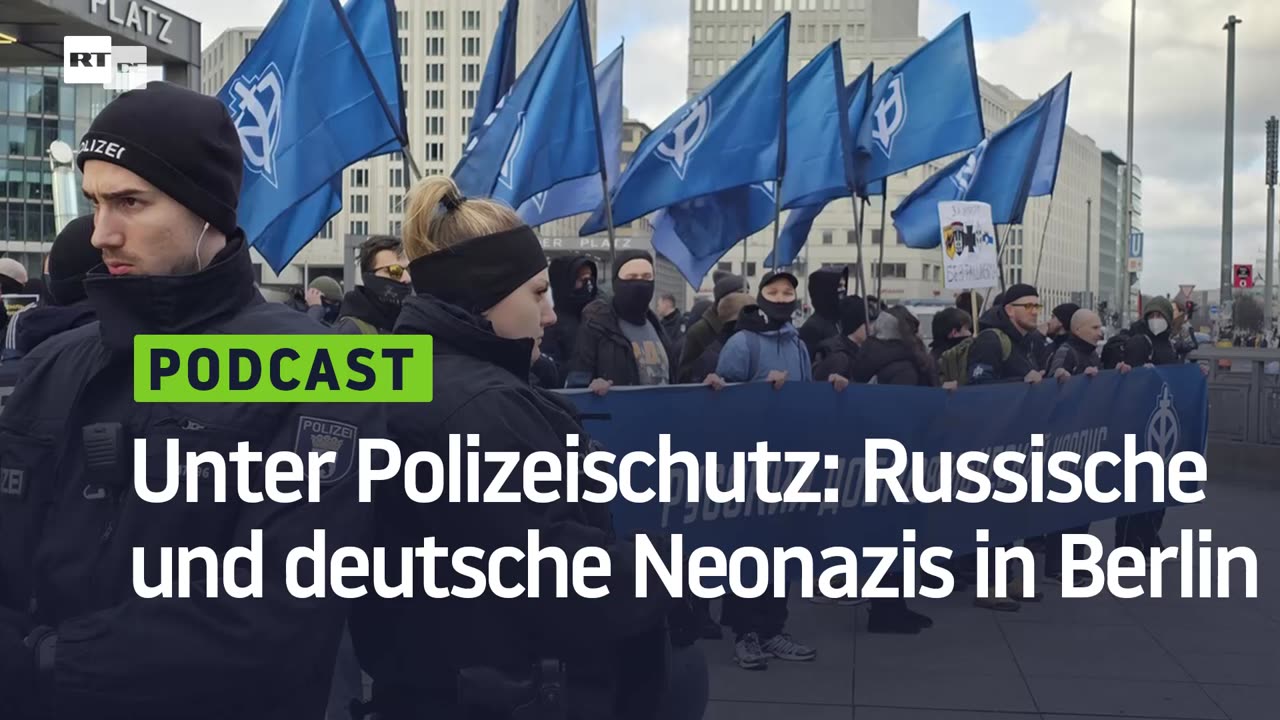 Unter Polizeischutz: Russische und deutsche Neonazis drohen in Berlin "Putinisten" mit Tod