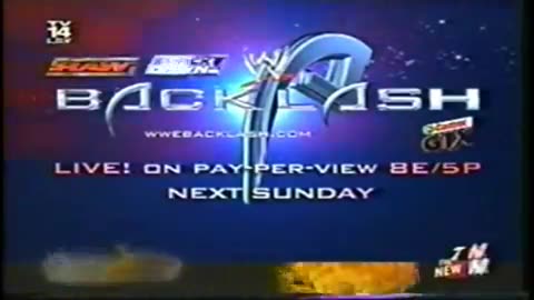 WWE Backlash 2003 Commercial