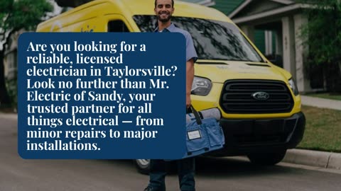Trusted Electrician Services in Taylorsville