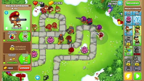 Bloons TD 6 Ape Field Easy Round 39